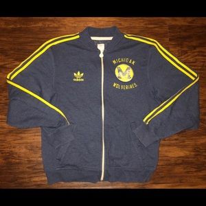 Vintage Adidas Michigan Wolverines Jacket